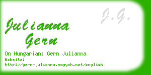 julianna gern business card
